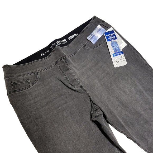 NEW NYGARD XL PLUS SIZED DENIM SKINNY JEGGINGS 18-20 PETITE JEANS NWT - Picture 2 of 8